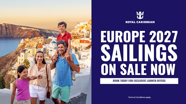 Europe 2027 on sale no with Royal Caribbean