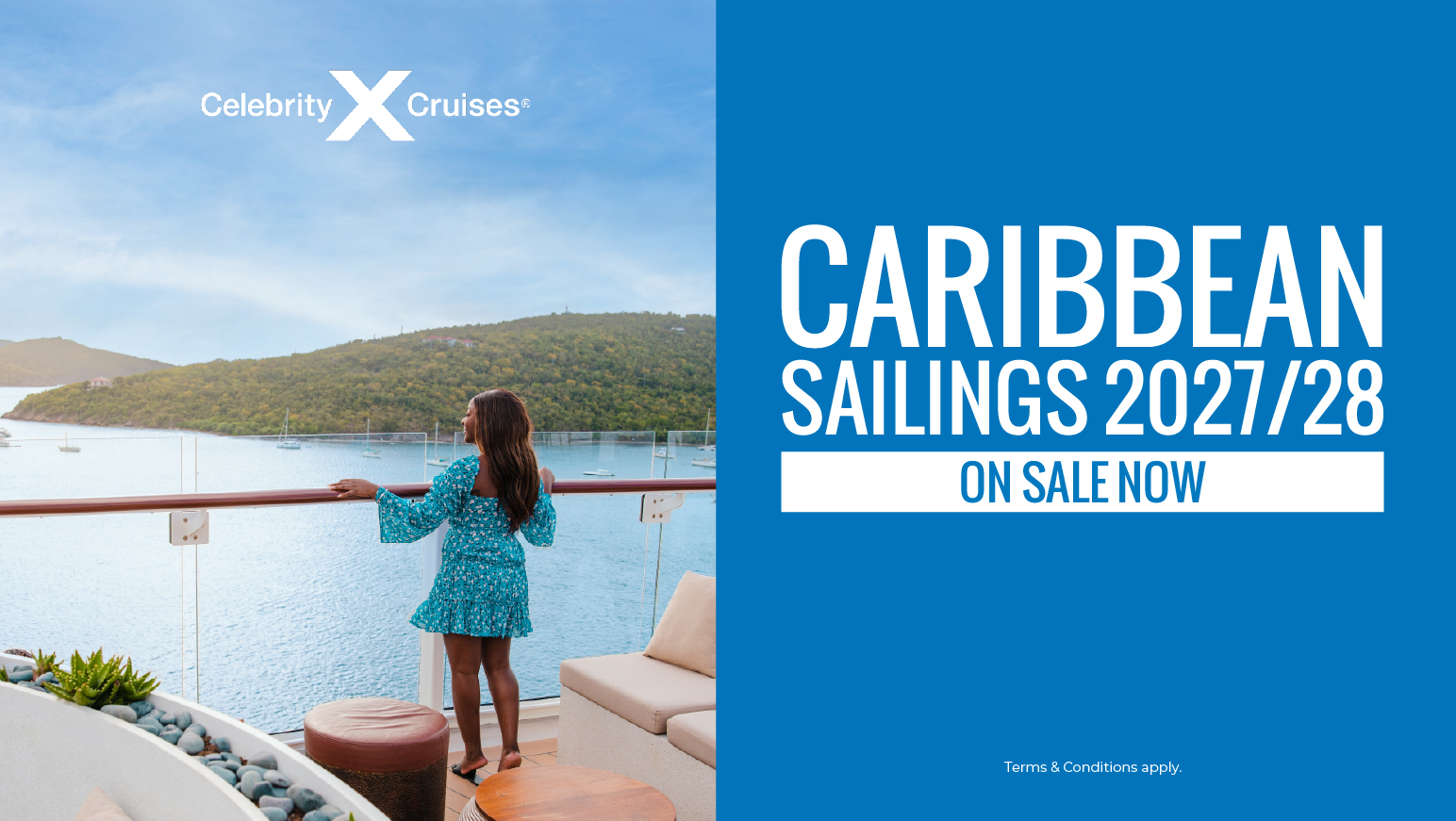 Celebrity Cruises Caribbean 2027/28 on sale