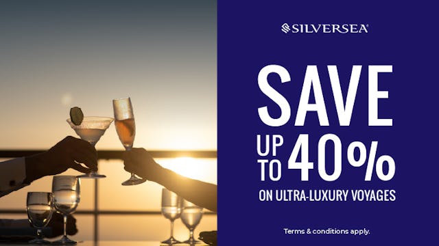 Save up to 40% on Silversea Cruises