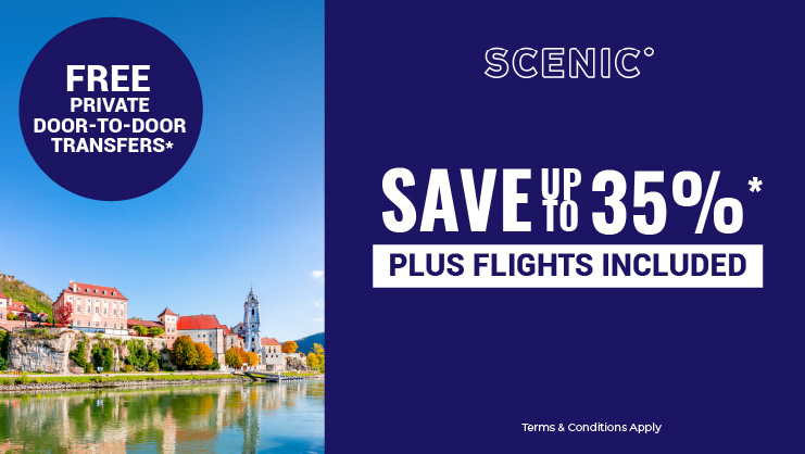 Save up to 35% with Scenic River Cruises
