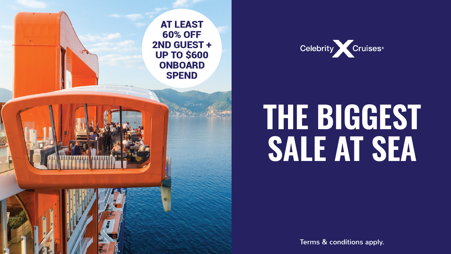 The Biggest Sale at Sea with Celebrity Cruises