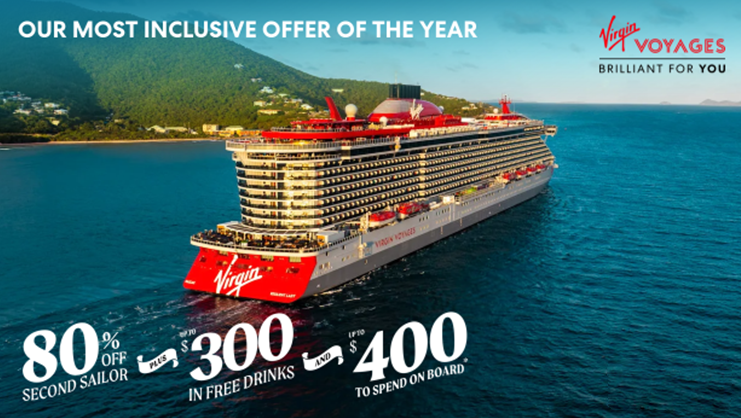 The most inclusive offer of the year with Virgin Voyages