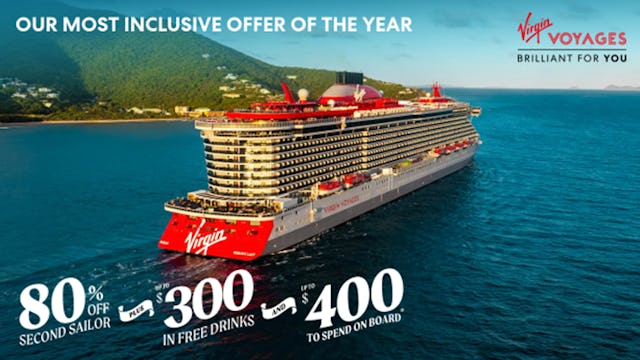 The most inclusive offer of the year with Virgin Voyages
