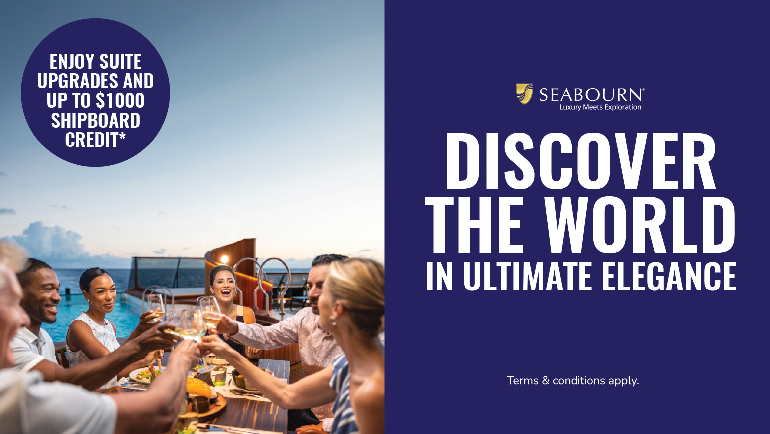 Discover the world with Seabourn