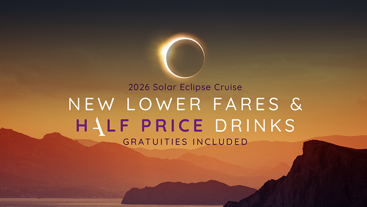 2026 solar eclipse on Ambition with Ambassador Cruise Line