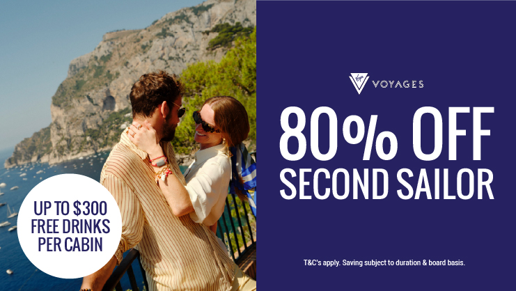 80% off second sailor with Virgin Voyages