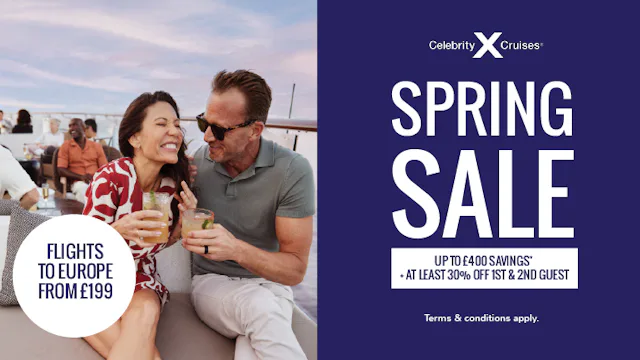 Spring sale with Celebrity Cruises