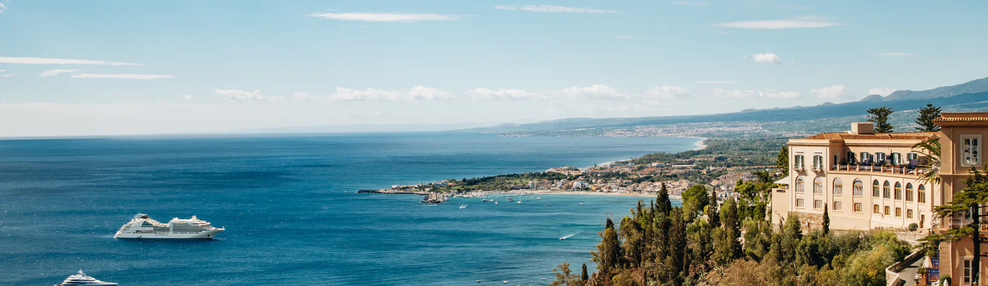 Seabourn Ovation in Taormina, Italy