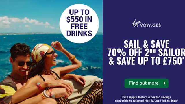 Sail & Save with Virgin Voyages