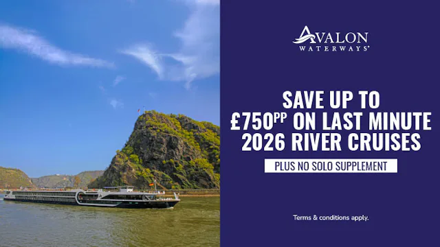Save up to £750pp on last minute river cruises