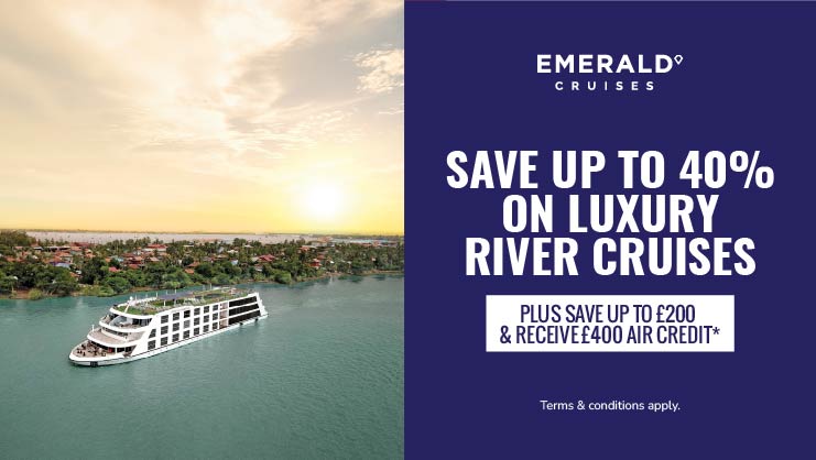 Save up to 40% on luxury river cruises with Emerald