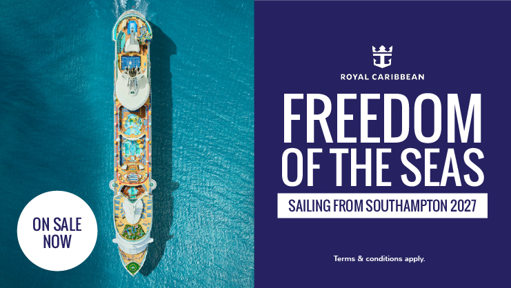 Freedom of the Seas sailing from Southampton in 2027