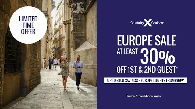 Celebrity Cruises Europe Sale