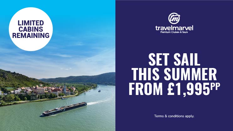 Limited cabins remaining with Travelmarvel river cruises