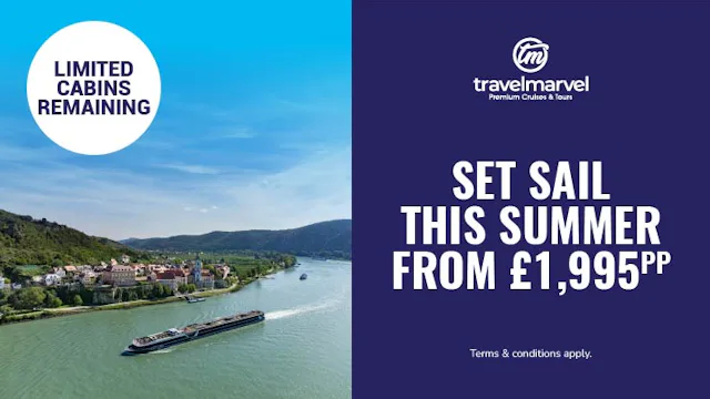 Limited cabins remaining with Travelmarvel river cruises