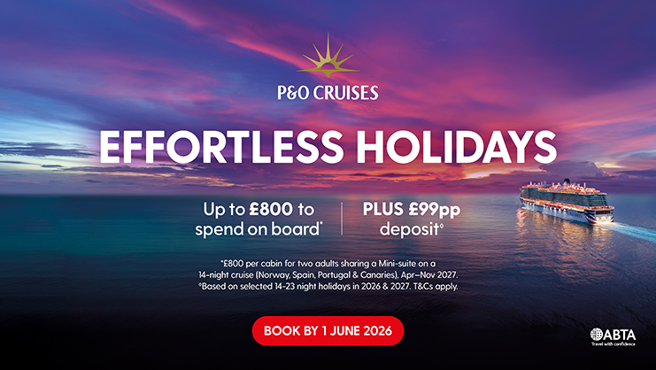 Effortless holidays with P&O Cruises