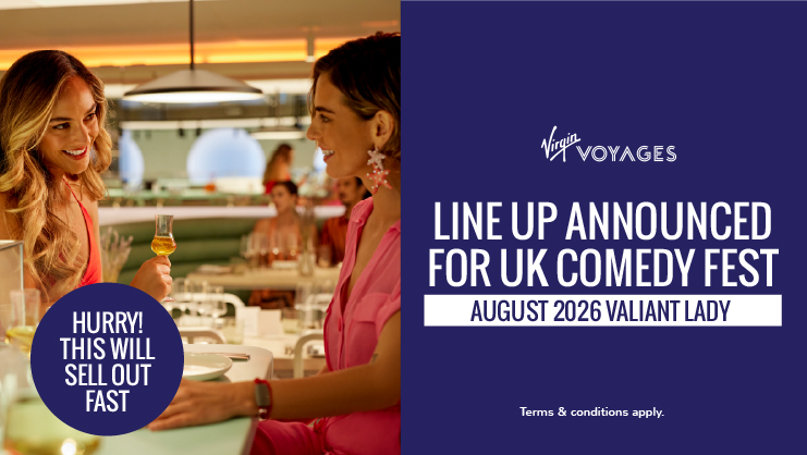 Virgin Voyages Comedy Fest from the UK