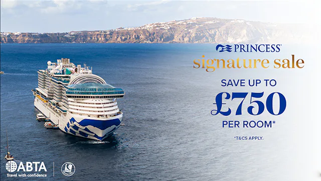 Signature sale with Princess Cruises