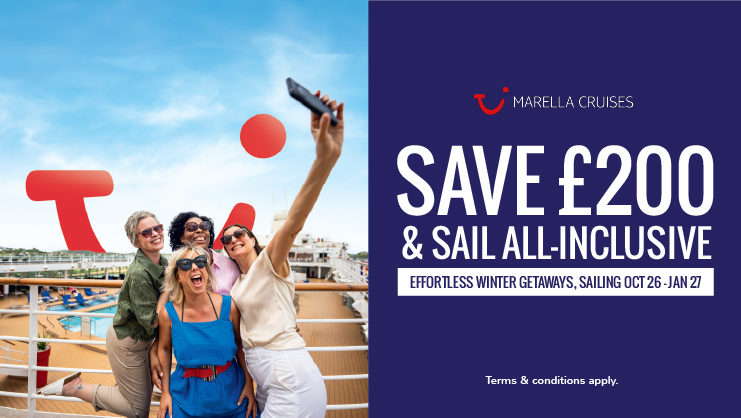 Save £200 and sail all-inclusive with Marella Cruises