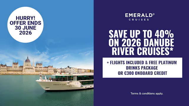 Save up to 40% on Emerald Cruises Danube River Cruises