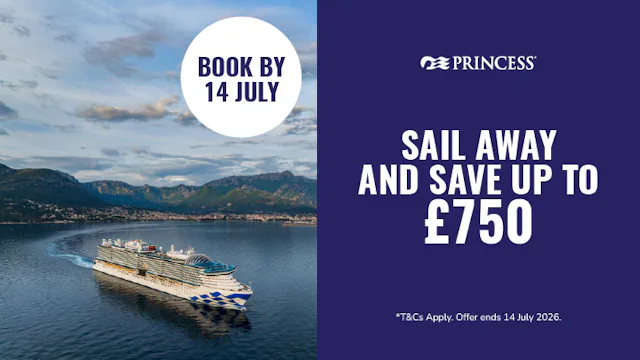 Save up to £750 with Princess Cruises