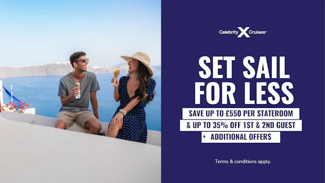 Set sail for less with Celebrity Cruises