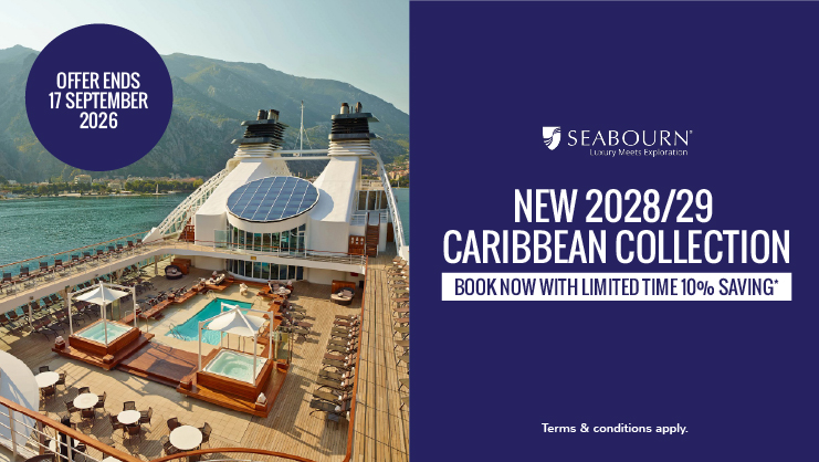 New 2028/29 Caribbean collection with Seabourn Cruises