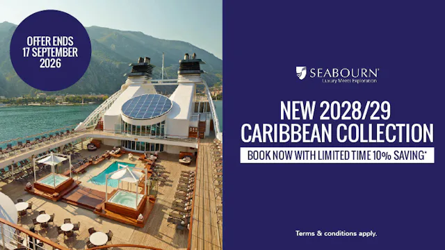 New 2028/29 Caribbean collection with Seabourn Cruises