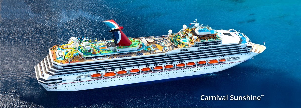 where is the carnival sunshine cruise ship now