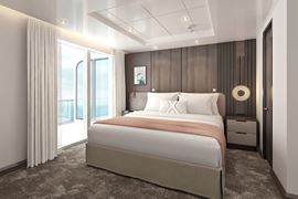 Celebrity Silhouette Cruise Ship - Royal Suite Bedroom