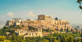 Ancient Acropolis view in Athens